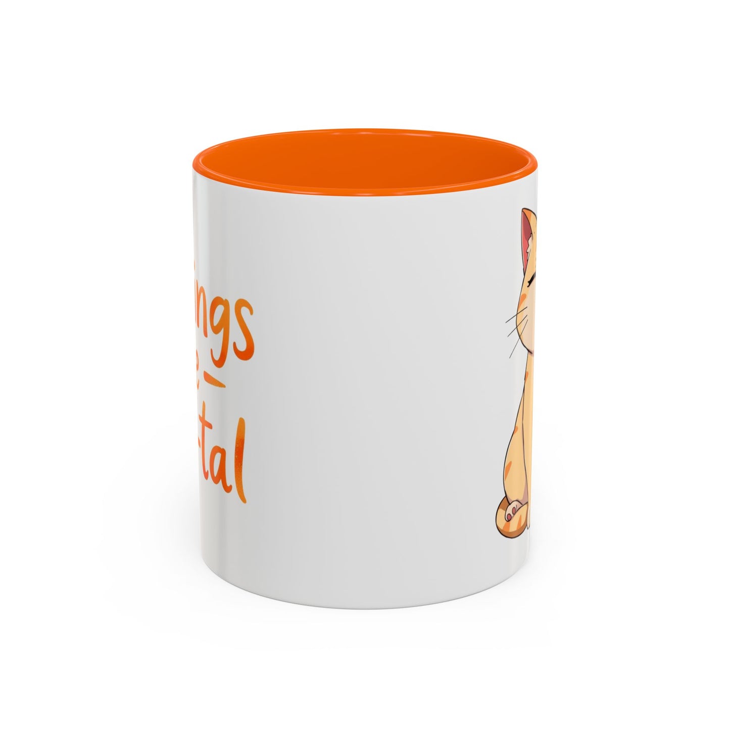 Cute Cat Accent Coffee Mug | Perfect Gift for Cat Lovers, Animal Enthusiasts, Cozy Mornings, Birthdays, Coffee Lovers