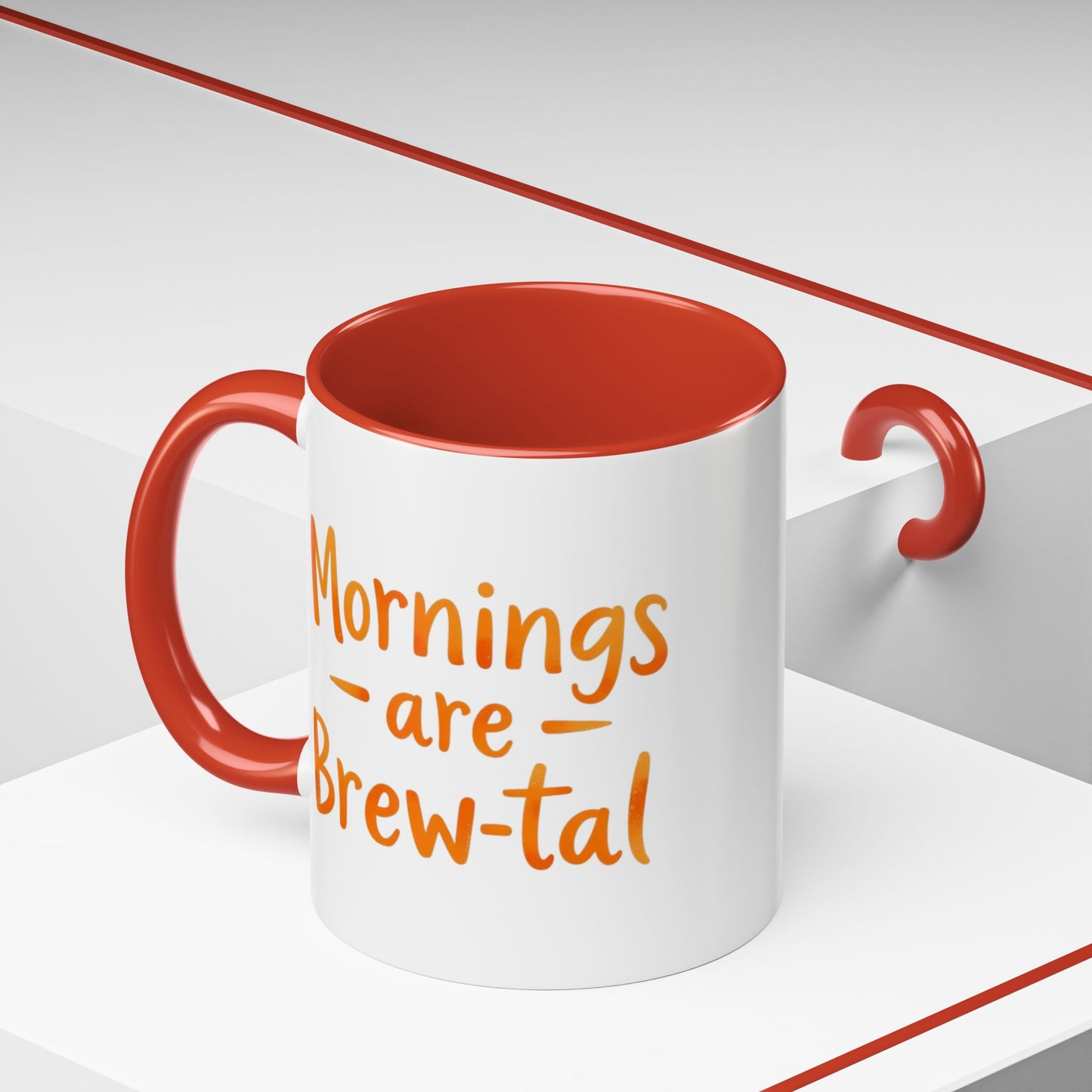 Cute Cat Accent Coffee Mug | Perfect Gift for Cat Lovers, Animal Enthusiasts, Cozy Mornings, Birthdays, Coffee Lovers