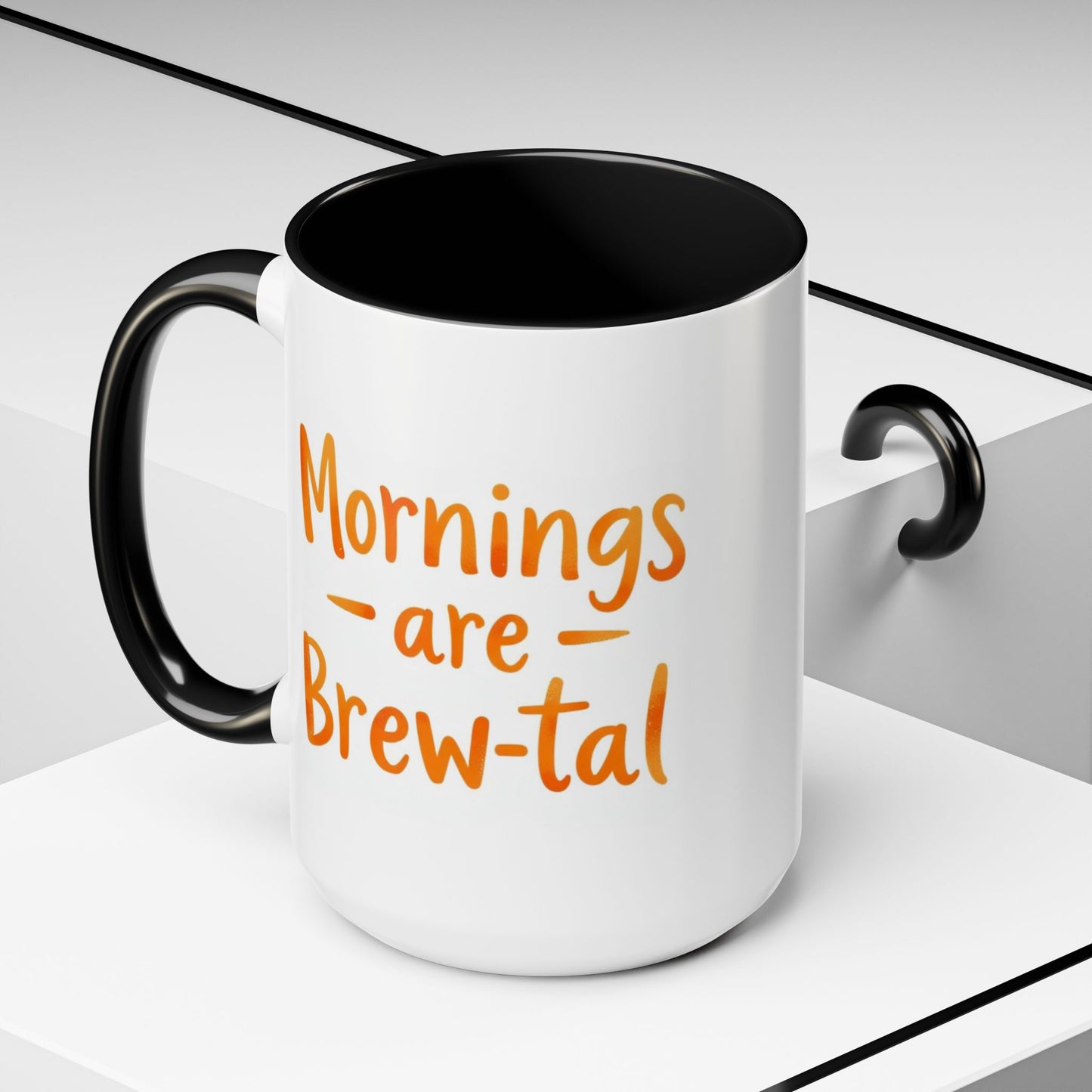 Cute Cat Accent Coffee Mug | Perfect Gift for Cat Lovers, Animal Enthusiasts, Cozy Mornings, Birthdays, Coffee Lovers