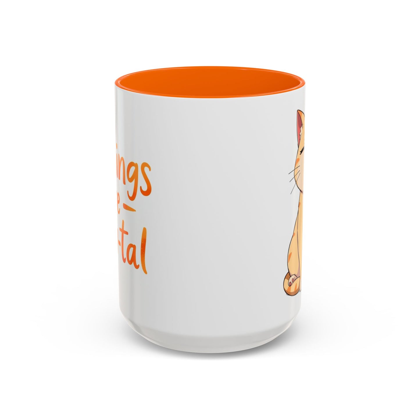 Cute Cat Accent Coffee Mug | Perfect Gift for Cat Lovers, Animal Enthusiasts, Cozy Mornings, Birthdays, Coffee Lovers