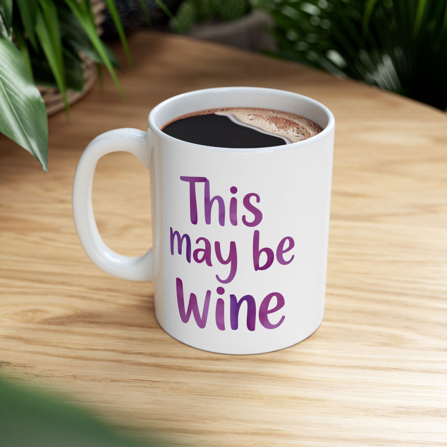 Cat Lover's Wine Ceramic Mug - Perfect Gift for Animal Enthusiasts, Cat Mom Mug, Funny Coffee Cup, Pet Lover Gift, Unique Home Decor