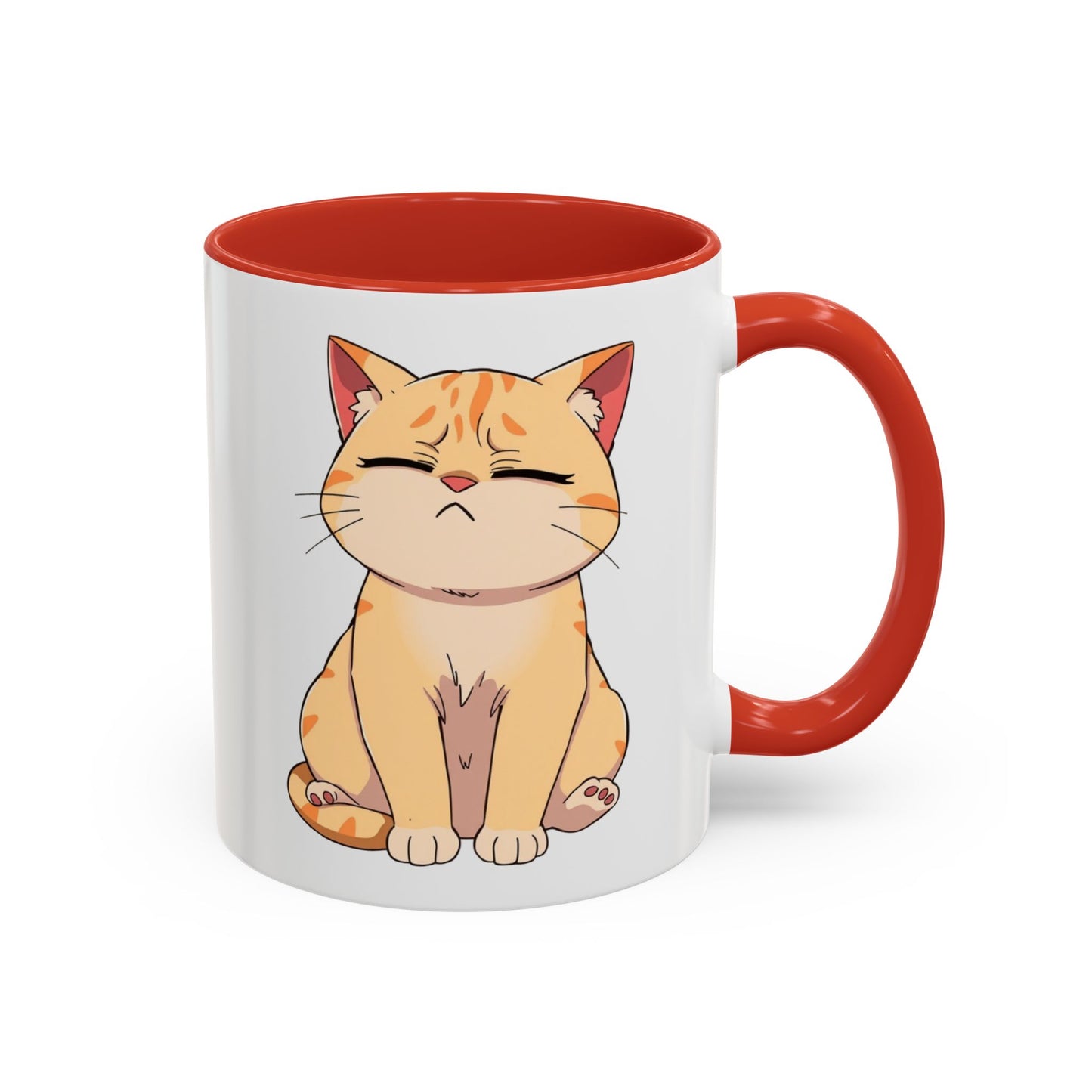 Cute Cat Accent Coffee Mug | Perfect Gift for Cat Lovers, Animal Enthusiasts, Cozy Mornings, Birthdays, Coffee Lovers