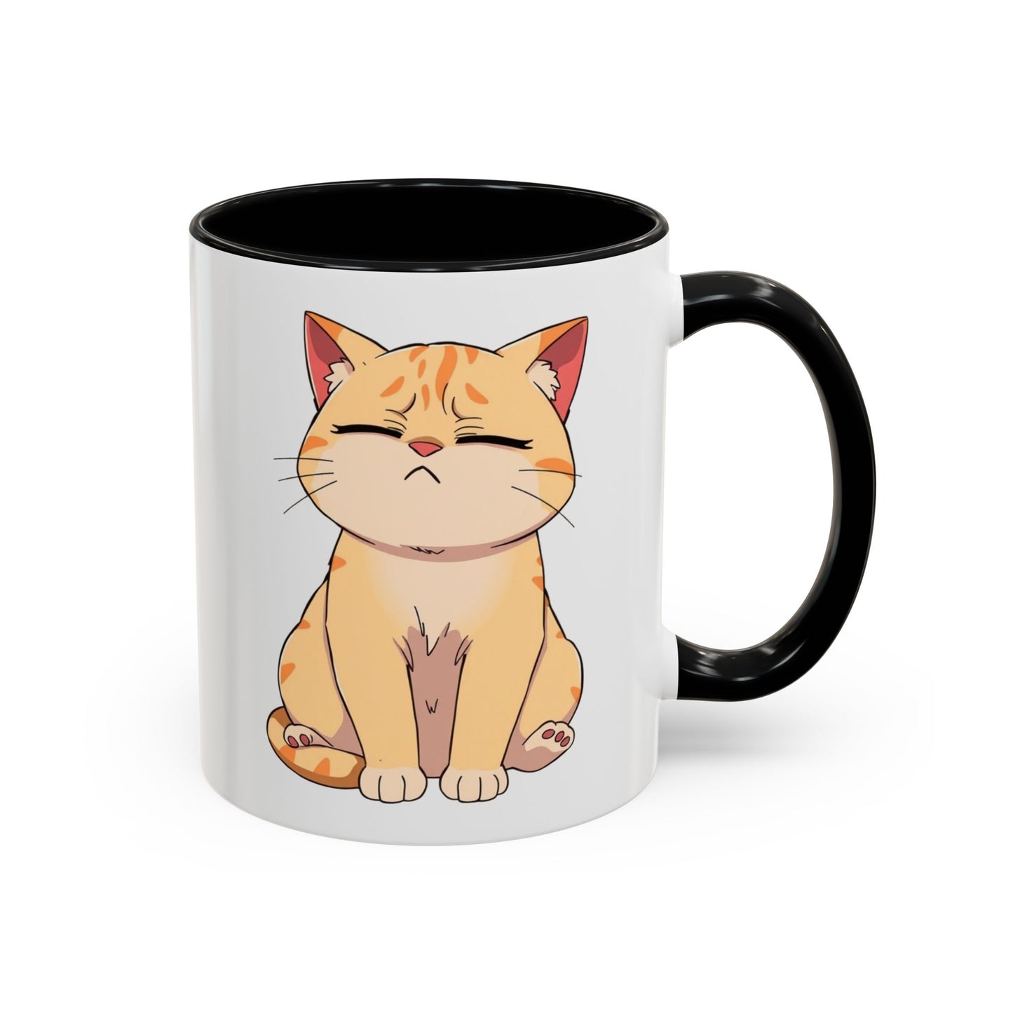 Cute Cat Accent Coffee Mug | Perfect Gift for Cat Lovers, Animal Enthusiasts, Cozy Mornings, Birthdays, Coffee Lovers