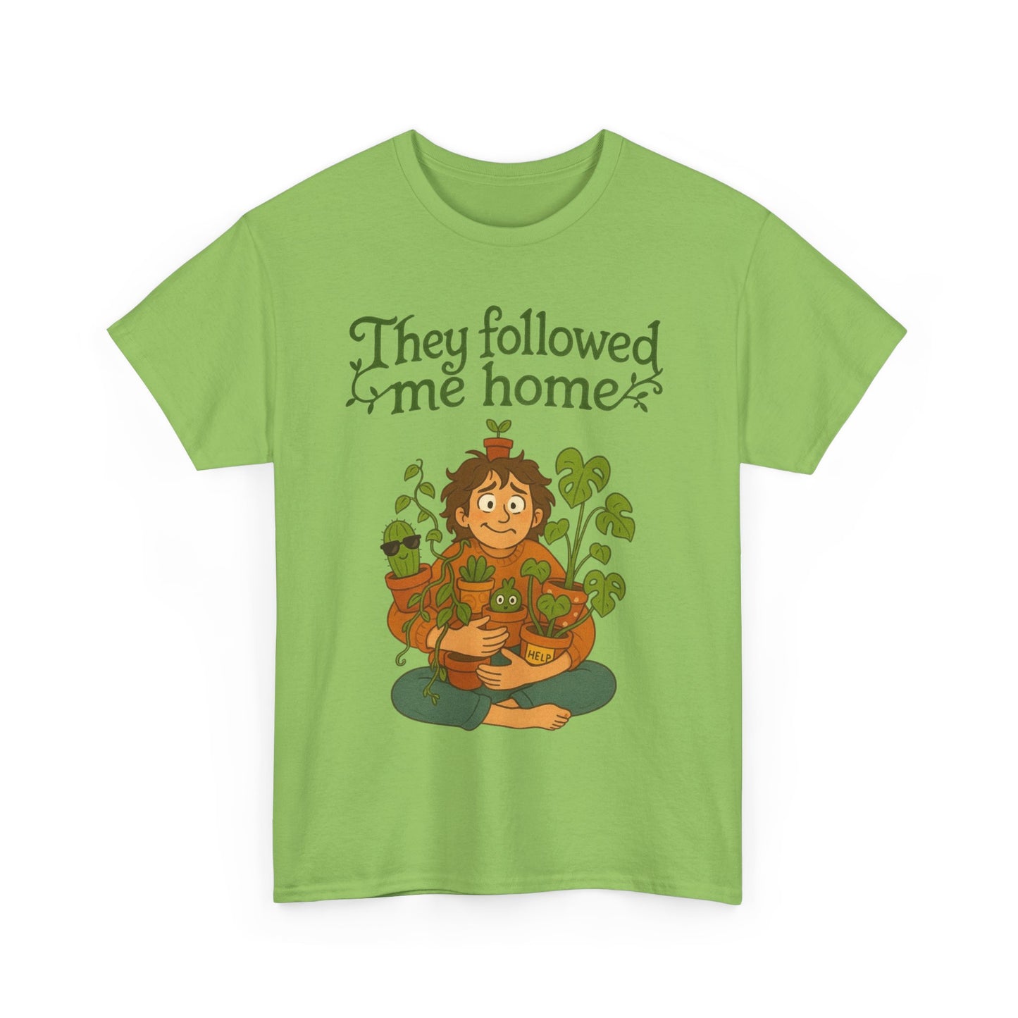 Quirky Plant Lover Tee, Gift for Gardeners, Houseplant Enthusiasts, Eco-friendly Fashion, Cozy Everyday Wear