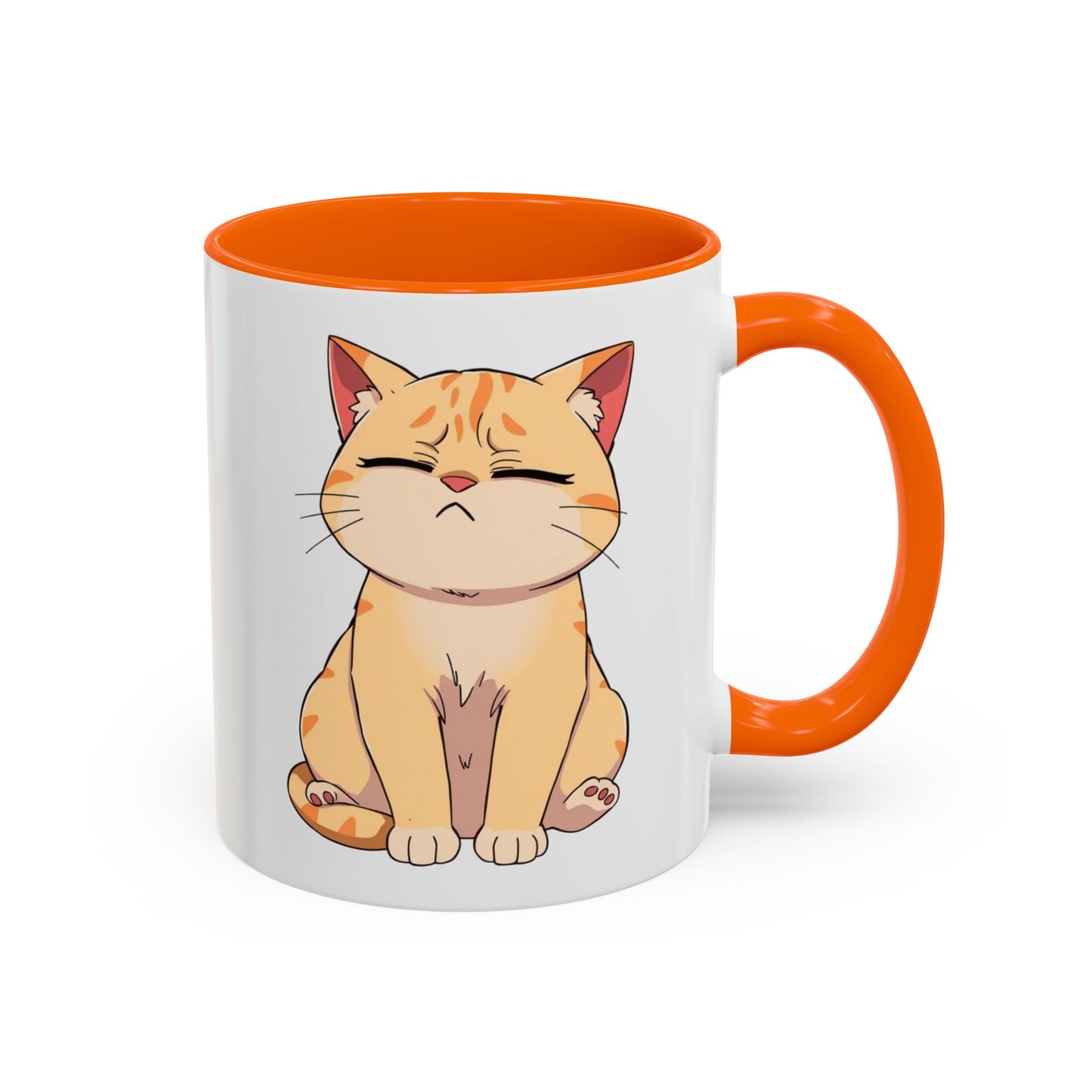 Cute Cat Accent Coffee Mug | Perfect Gift for Cat Lovers, Animal Enthusiasts, Cozy Mornings, Birthdays, Coffee Lovers