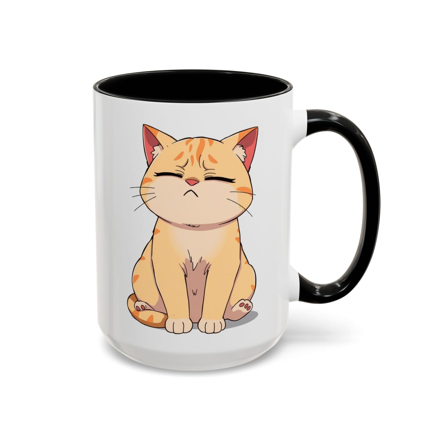 Cute Cat Accent Coffee Mug | Perfect Gift for Cat Lovers, Animal Enthusiasts, Cozy Mornings, Birthdays, Coffee Lovers