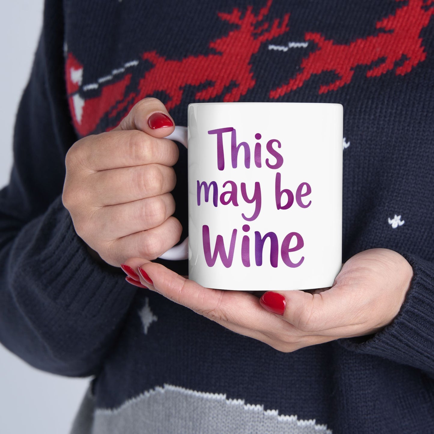 Cat Lover's Wine Ceramic Mug - Perfect Gift for Animal Enthusiasts, Cat Mom Mug, Funny Coffee Cup, Pet Lover Gift, Unique Home Decor