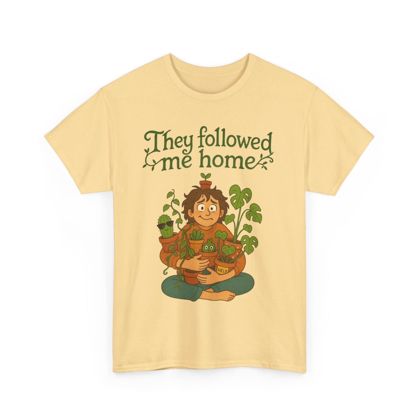 Quirky Plant Lover Tee, Gift for Gardeners, Houseplant Enthusiasts, Eco-friendly Fashion, Cozy Everyday Wear