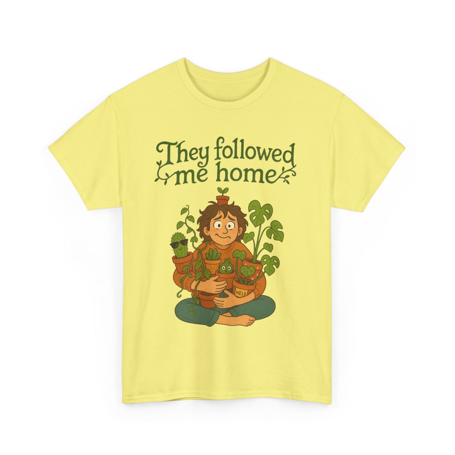 Quirky Plant Lover Tee, Gift for Gardeners, Houseplant Enthusiasts, Eco-friendly Fashion, Cozy Everyday Wear