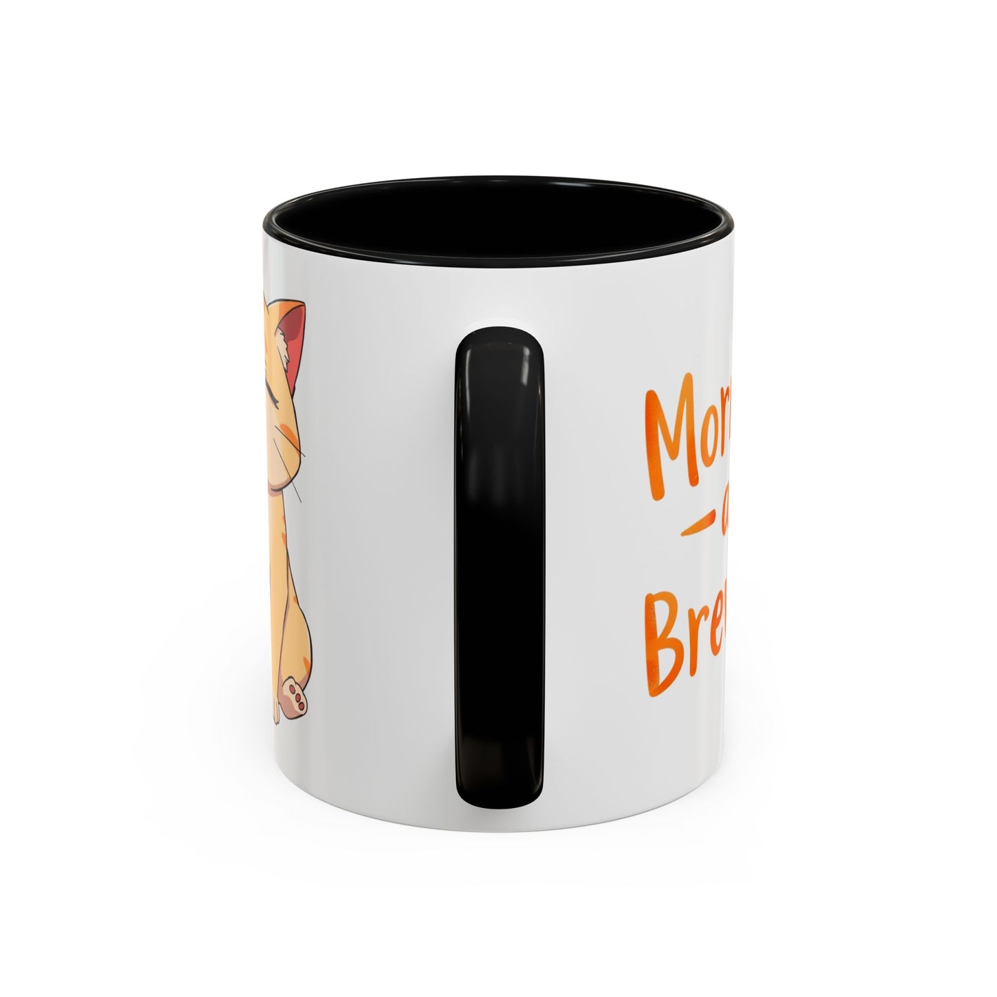 Cute Cat Accent Coffee Mug | Perfect Gift for Cat Lovers, Animal Enthusiasts, Cozy Mornings, Birthdays, Coffee Lovers