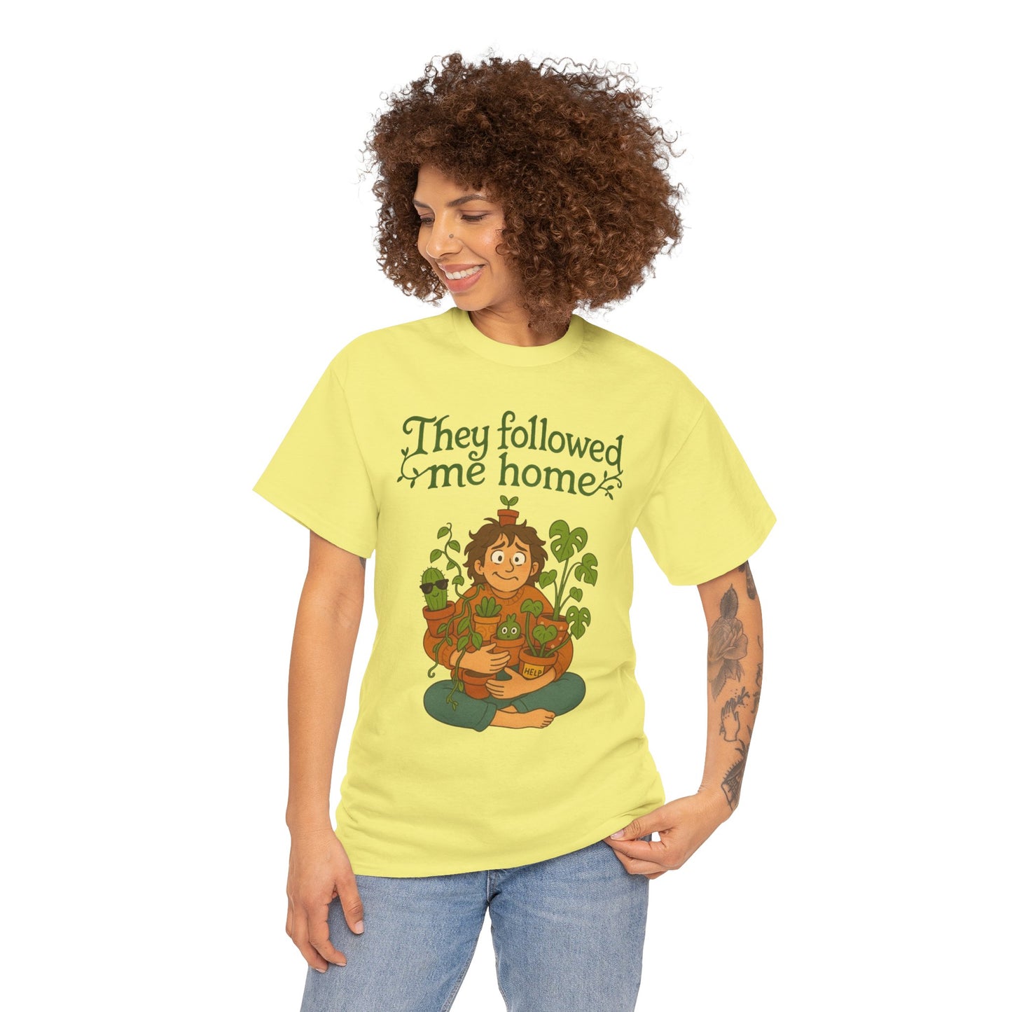 Quirky Plant Lover Tee, Gift for Gardeners, Houseplant Enthusiasts, Eco-friendly Fashion, Cozy Everyday Wear