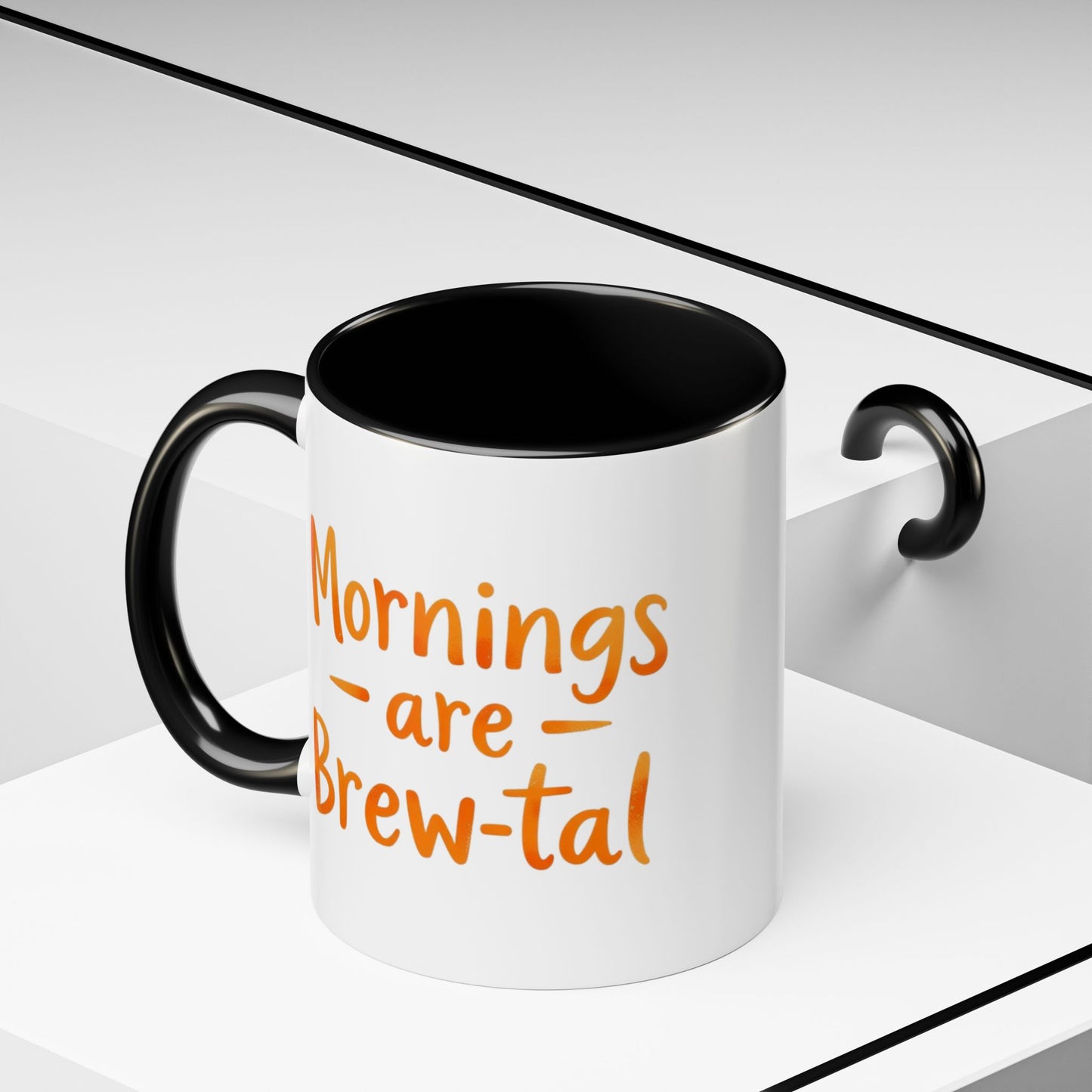 Cute Cat Accent Coffee Mug | Perfect Gift for Cat Lovers, Animal Enthusiasts, Cozy Mornings, Birthdays, Coffee Lovers