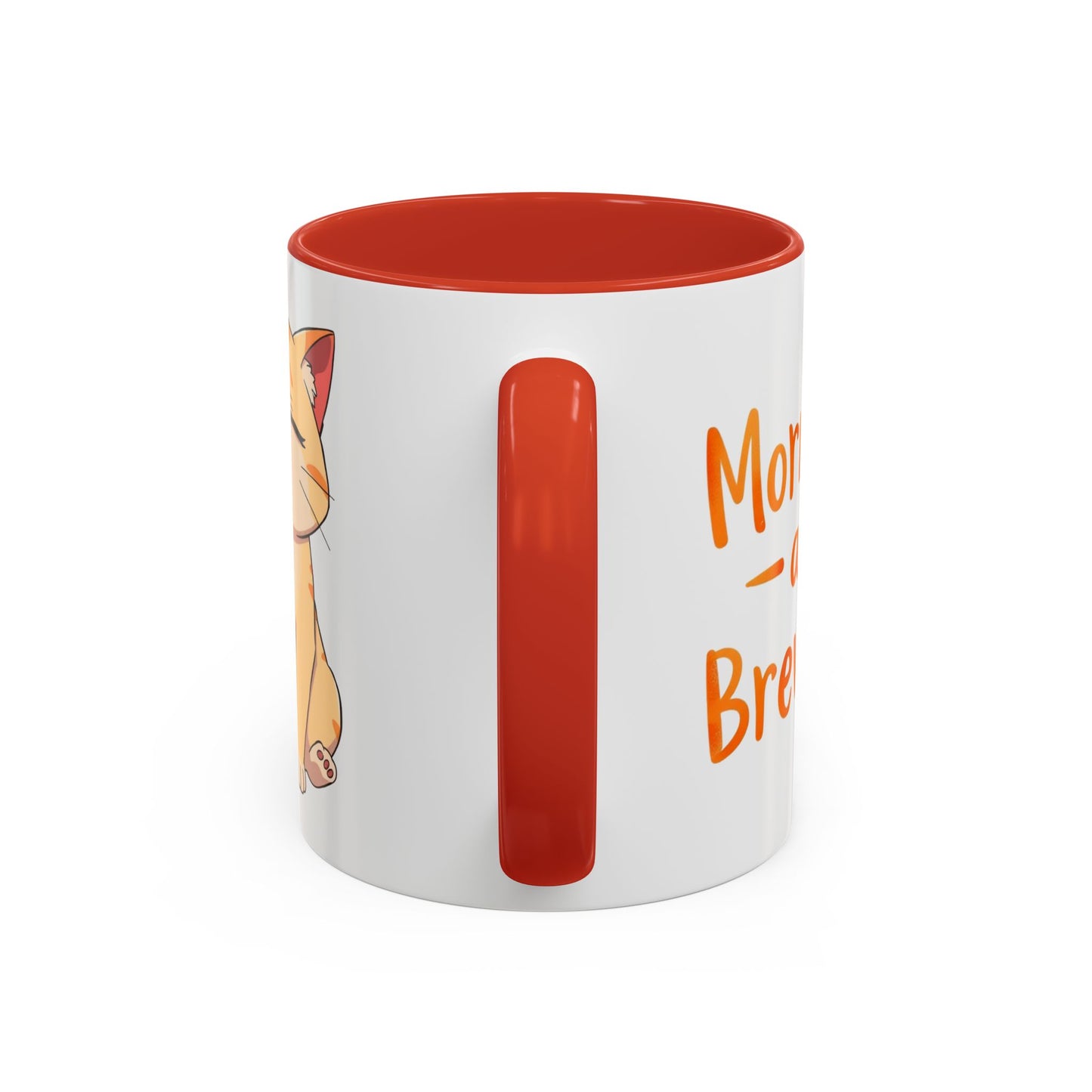 Cute Cat Accent Coffee Mug | Perfect Gift for Cat Lovers, Animal Enthusiasts, Cozy Mornings, Birthdays, Coffee Lovers